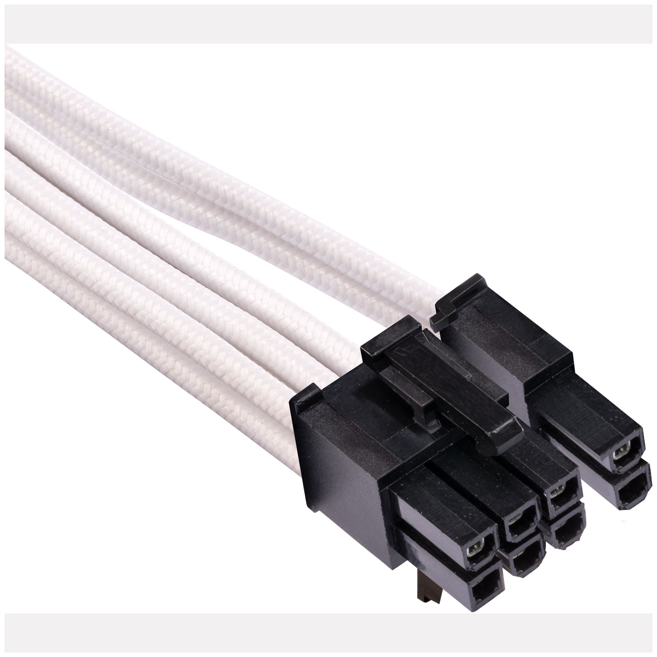 A large main feature product image of Corsair Premium Individually Sleeved PSU Cables Pro Kit Type 4 Gen 4 (White)