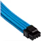 A small tile product image of Corsair Premium Individually Sleeved Pro Cables Kit Type 4 Gen 4 - Blue