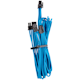 A small tile product image of Corsair Premium Individually Sleeved PSU Cables Pro Kit Type 4 Gen 4 (Blue)