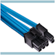 A small tile product image of Corsair Premium Individually Sleeved PSU Cables Pro Kit Type 4 Gen 4 (Blue)