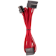 A small tile product image of Corsair Premium Individually Sleeved Pro Cables Kit Type 4 Gen 4 - Red