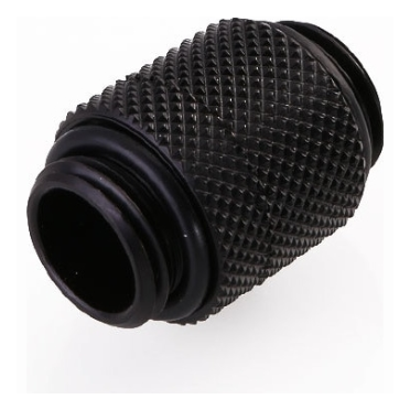 A large main feature product image of Bykski G1/4" Rotary Male-Male Joiner Fitting (Black)