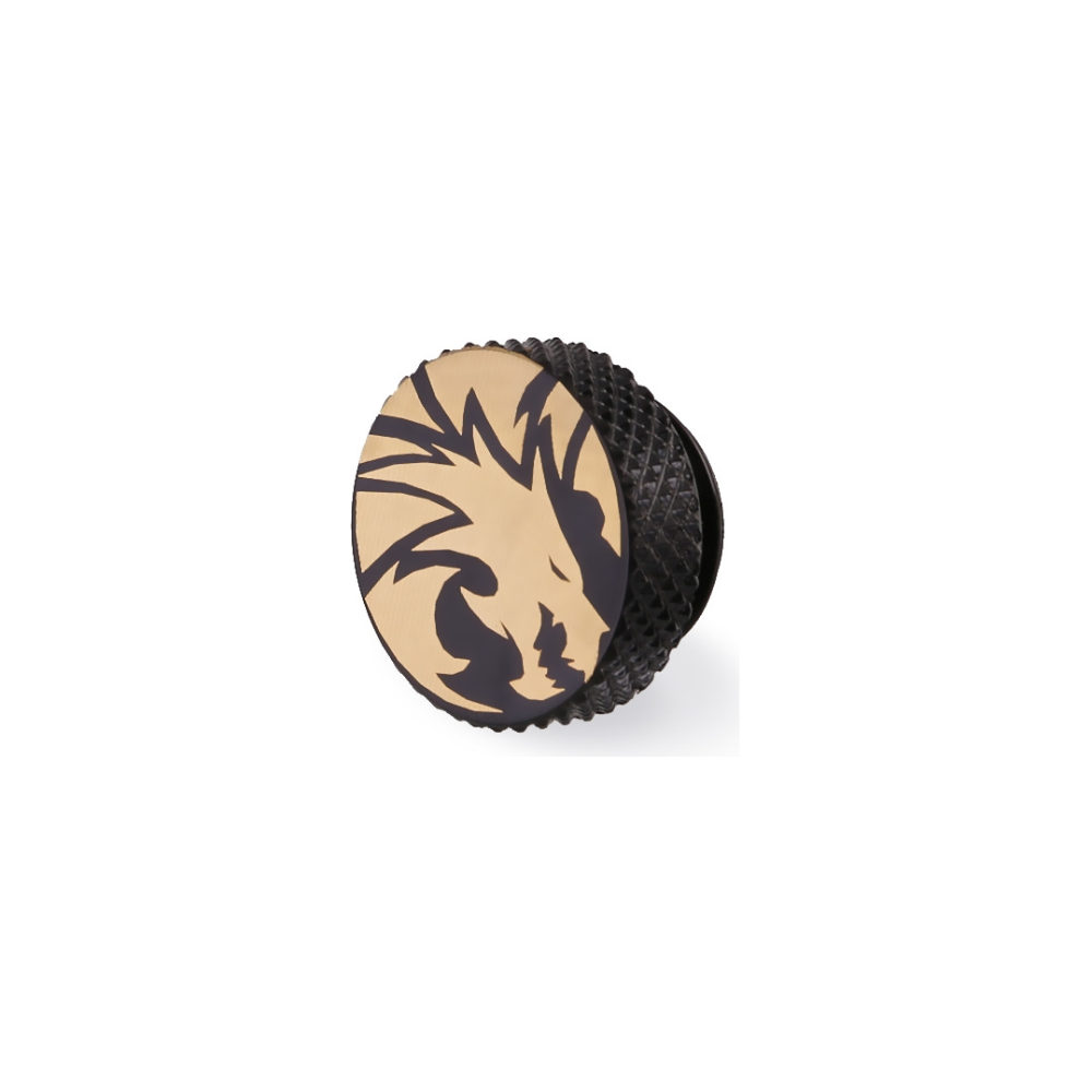 A large main feature product image of Bykski G1/4" Frozen Dragon Plug (Black)