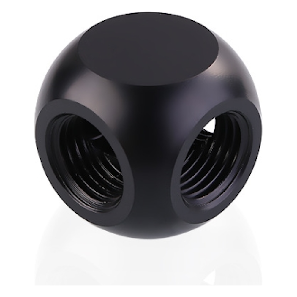 A large main feature product image of Bykski G1/4 T Fitting - Matte Black
