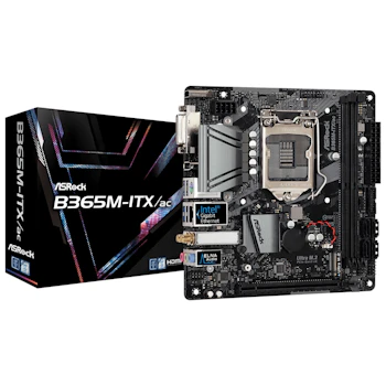 Product image of ASRock B365M-ITX/AC LGA1151-CL mITX Desktop Motherboard - Click for product page of ASRock B365M-ITX/AC LGA1151-CL mITX Desktop Motherboard