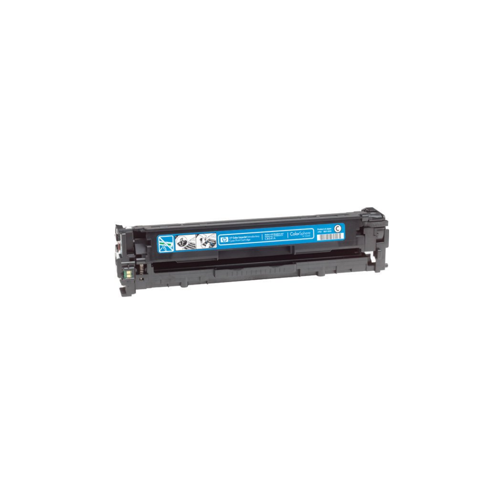 A large main feature product image of HP 125A CB541A Cyan Toner