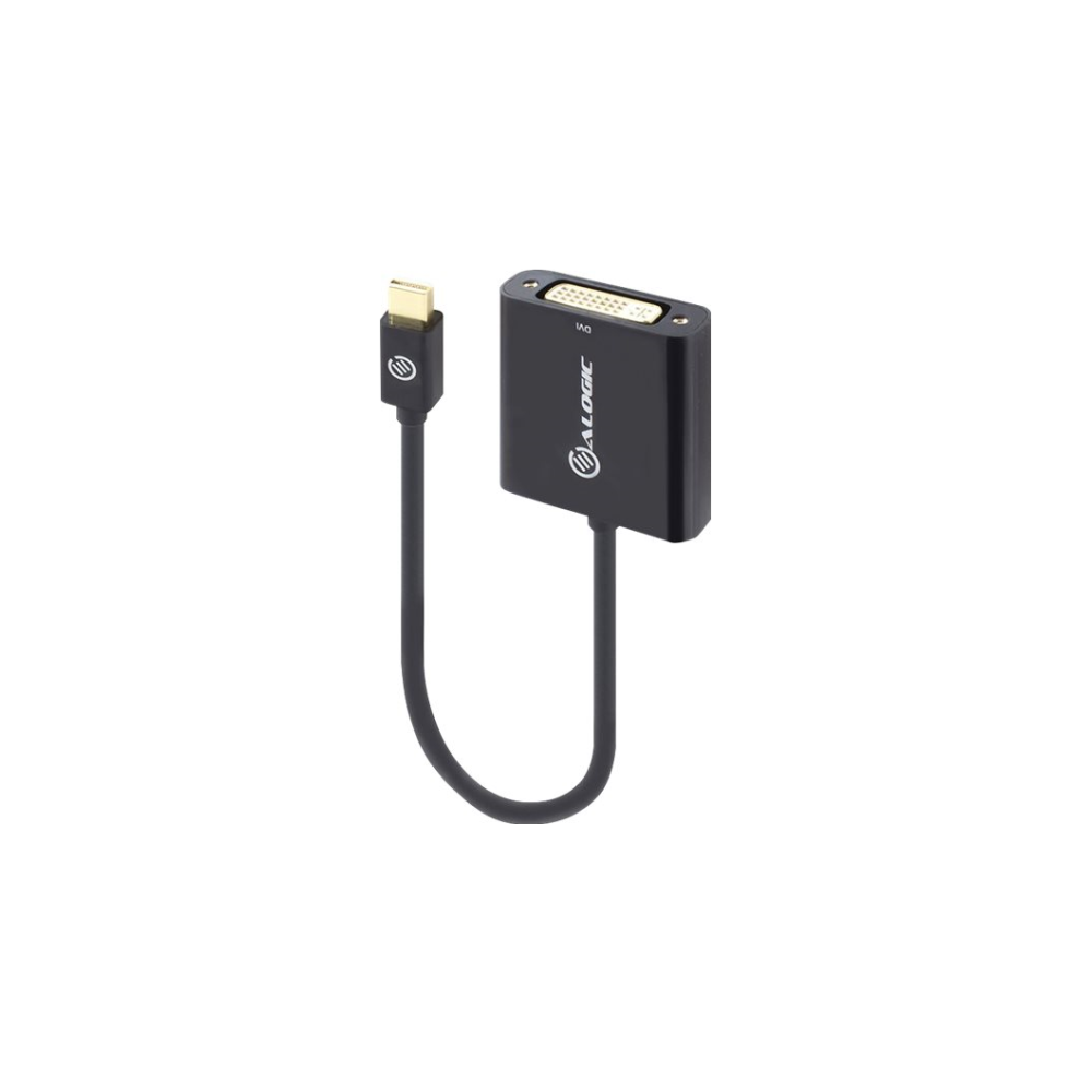 A large main feature product image of ALOGIC Elements 20cm Mini DisplayPort to DVI Adapter
