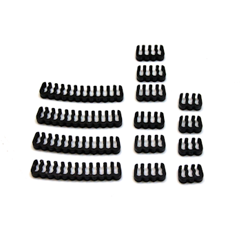 Product image of GamerChief Cable Comb Set ABS - Black - Click for product page of GamerChief Cable Comb Set ABS - Black