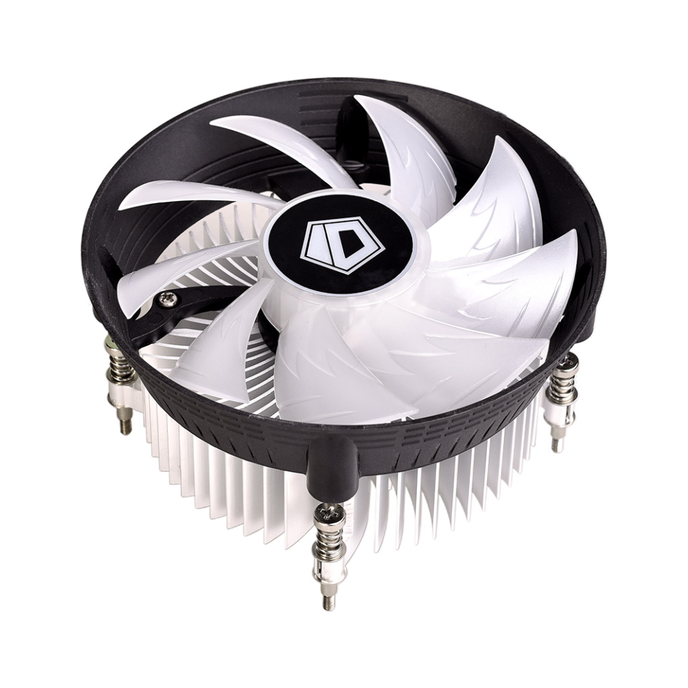 A large main feature product image of ID-COOLING Denmark Series DK-03i RGB PWM Intel CPU Cooler