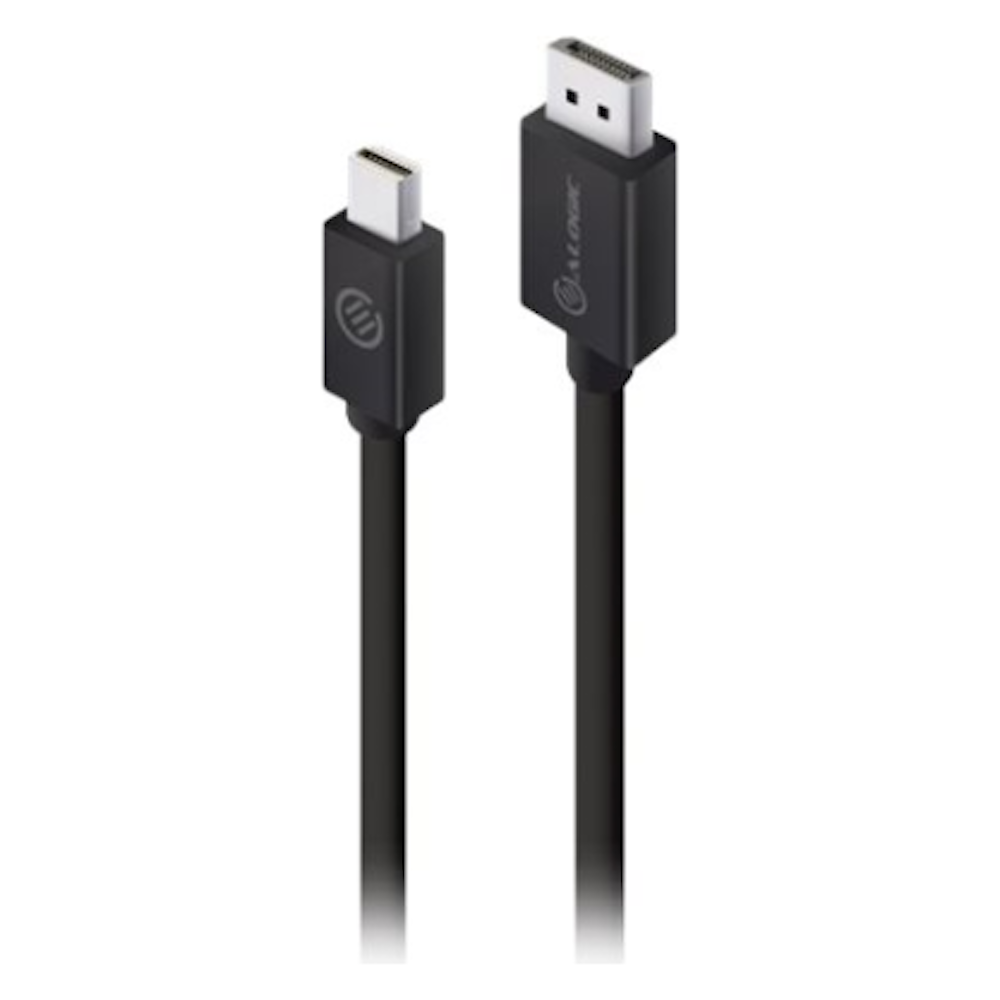 A large main feature product image of ALOGIC Elements Mini DisplayPort to DisplayPort V1.2 1m Cable