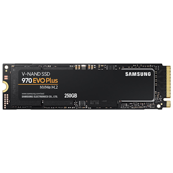Product image of Samsung 970 EVO Plus PCIe Gen3 NVMe M.2 SSD - 250GB - Click for product page of Samsung 970 EVO Plus PCIe Gen3 NVMe M.2 SSD - 250GB
