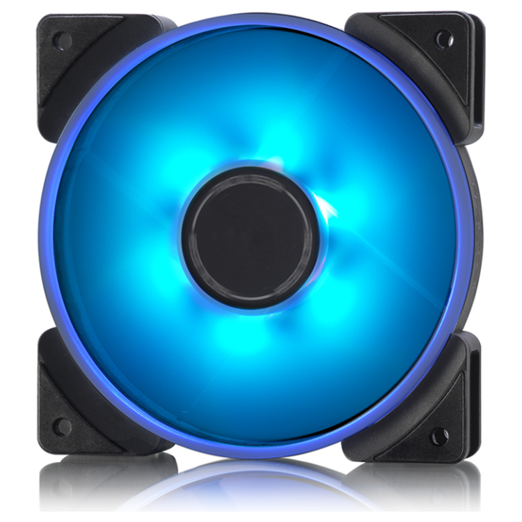 A large main feature product image of Fractal Design Prisma AL-12 120mm PWM Fan (Black)