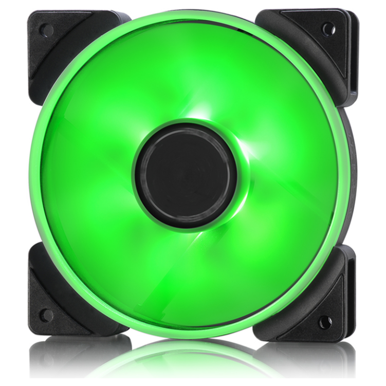 A large main feature product image of Fractal Design Prisma AL-12 120mm PWM Fan 3-Pack (Black)