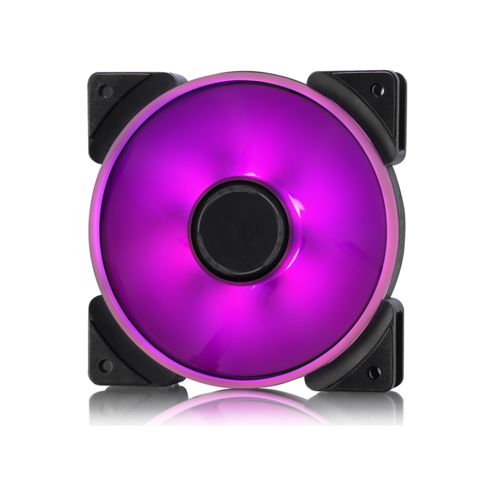 A large main feature product image of Fractal Design Prisma AL-12 120mm PWM Fan 3-Pack (Black)