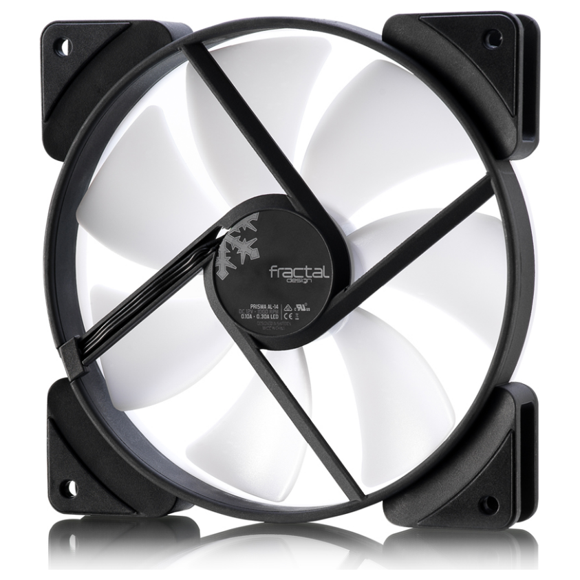 A large main feature product image of Fractal Design Prisma AL-14 140mm Fan 3-Pack (Black)
