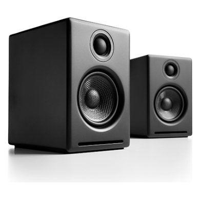 Audioengine A2+ Powered Wireless Desktop Speakers - Satin Black