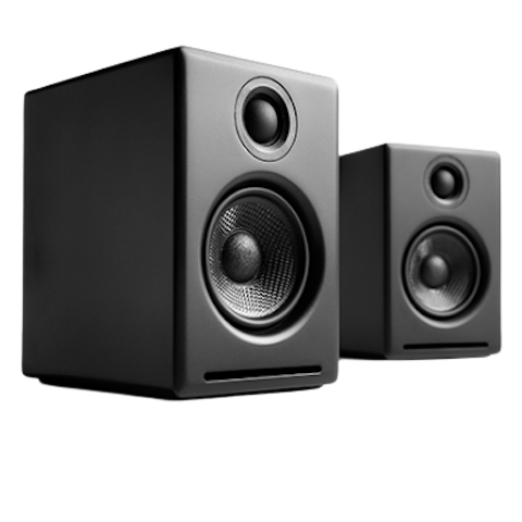 Audioengine A2+ Wireless - Desktop Speakers (Satin Black)