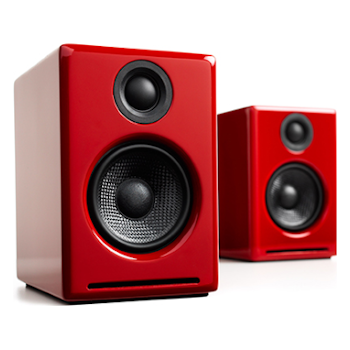 Product image of Audioengine A2+ Powered Wireless Desktop Speakers - Gloss Red - Click for product page of Audioengine A2+ Powered Wireless Desktop Speakers - Gloss Red