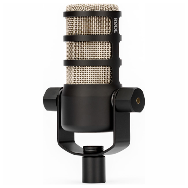 RODE PodMic Cardioid Dynamic Broadcast XLR Microphone (Black) PLE