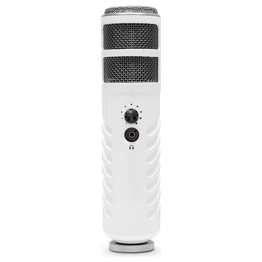 A large main feature product image of RODE Podcaster Cardioid USB Microphone