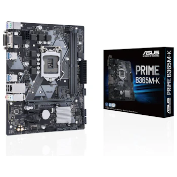 Product image of ASUS PRIME B365M-K LGA1151-CL mATX Desktop Motherboard - Click for product page of ASUS PRIME B365M-K LGA1151-CL mATX Desktop Motherboard