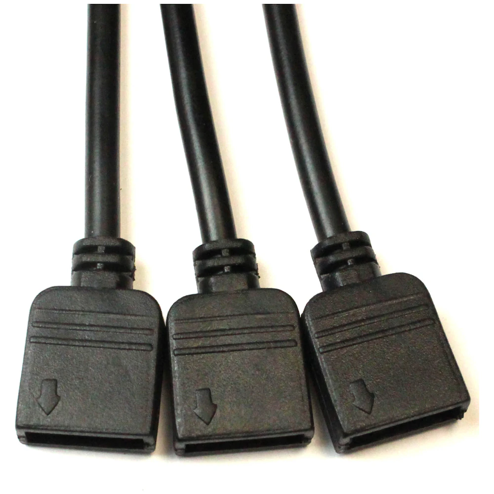 A large main feature product image of Bykski 4-pin RGB 1-3 Splitter