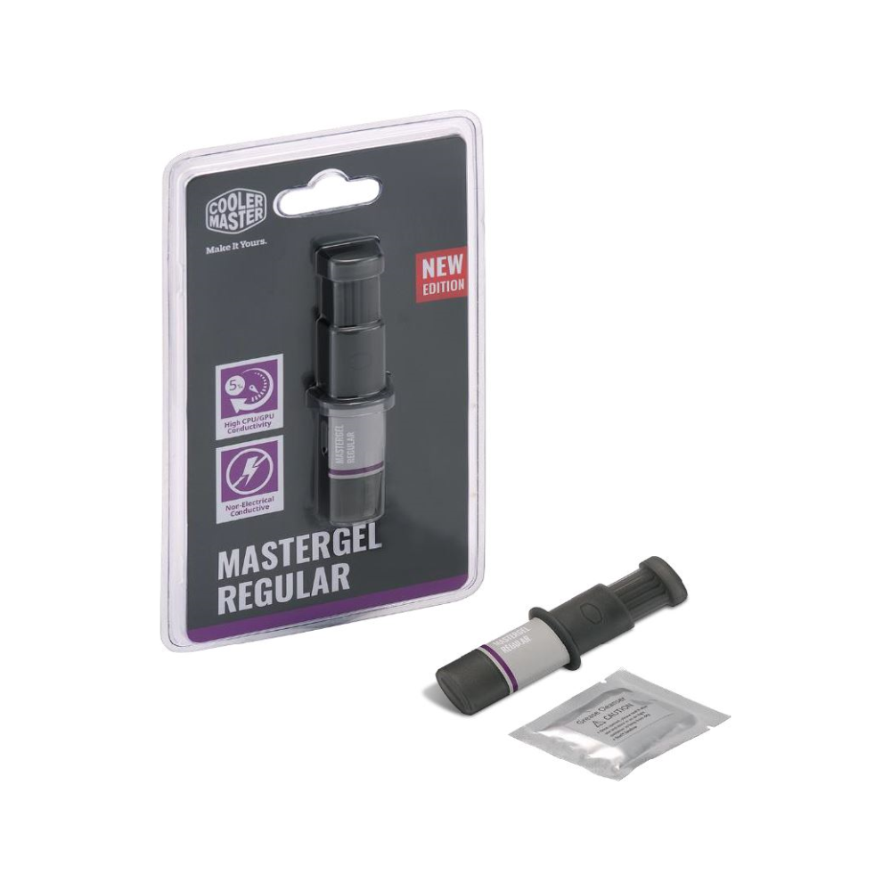 A large main feature product image of Cooler Master MasterGel Regular Thermal Compound