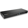 A product image of Startech Dual 4K 60Hz Monitor Thunderbolt 3 Dock- PCIe M.2 Slot and SD Reader