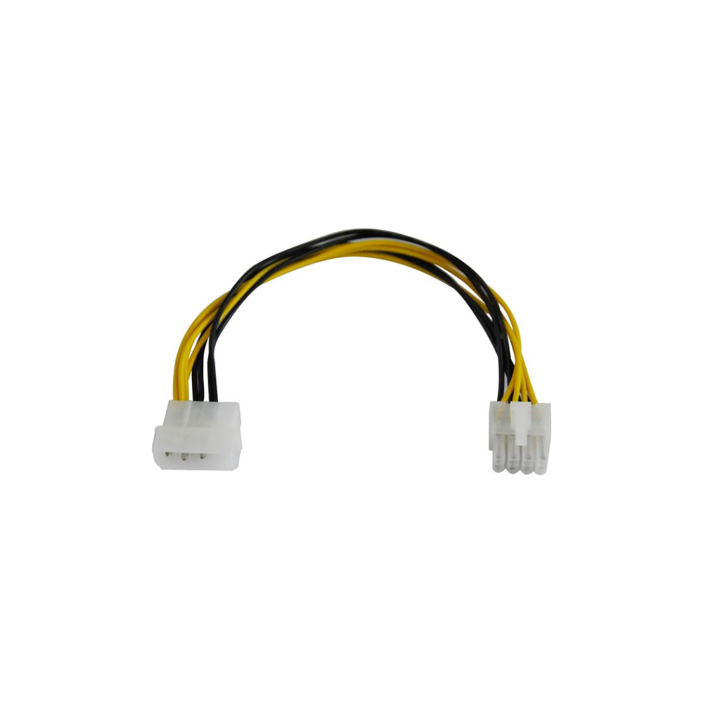 A large main feature product image of Astrotek Molex to 8-Pin EPS 12V Motherboard PSU Adapter Cable 20cm