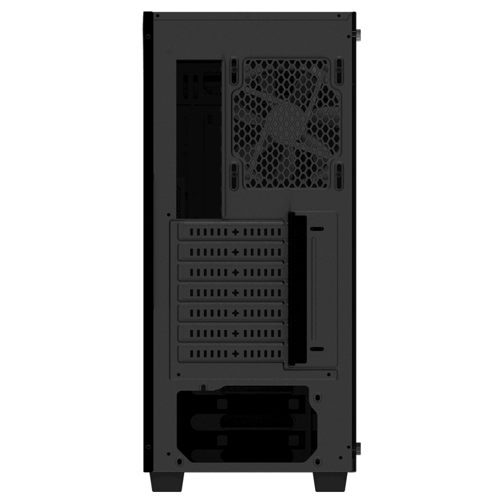 A large main feature product image of Gigabyte C200 Glass Mid Tower Case - Black