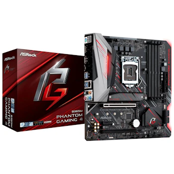 Product image of ASRock B365M Phantom Gaming 4 LGA1151-CL mATX Desktop Motherboard - Click for product page of ASRock B365M Phantom Gaming 4 LGA1151-CL mATX Desktop Motherboard