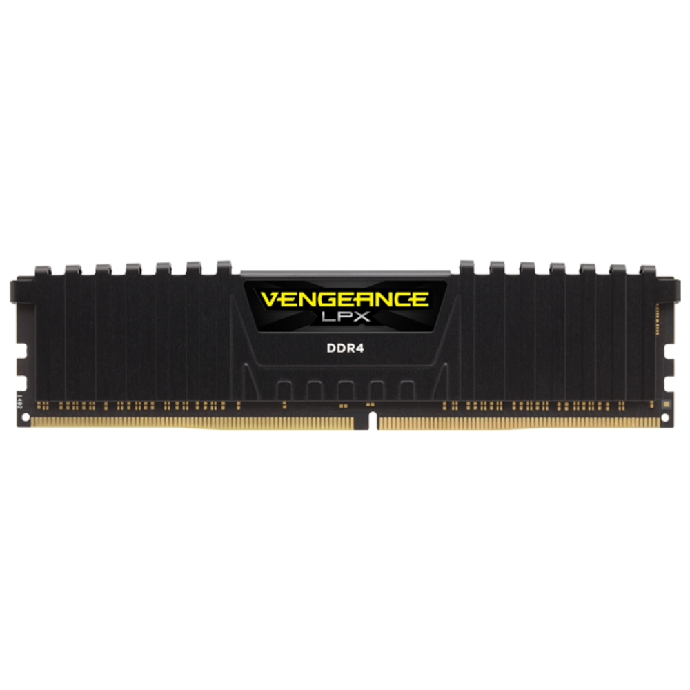 A large main feature product image of Corsair 16GB Kit (2x8GB) DDR4 Vengeance LPX C13 2133MHz - Black