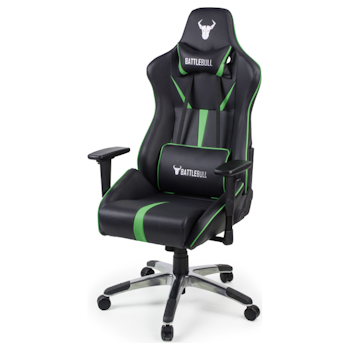 Product image of BattleBull Arrow Gaming Chair Black/Green - Click for product page of BattleBull Arrow Gaming Chair Black/Green