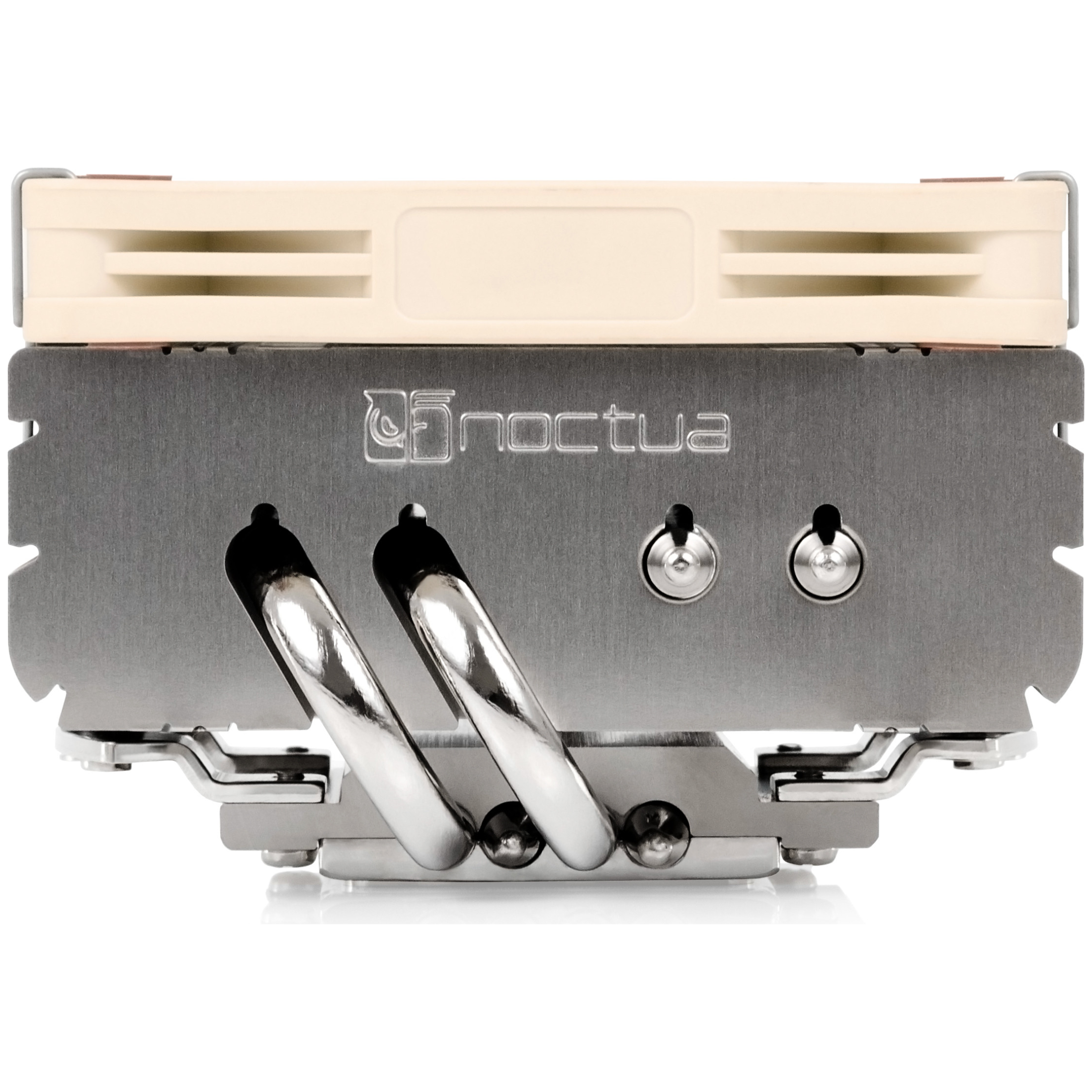 A large main feature product image of Noctua NH-L9x65 - Low Profile Multi-Socket CPU Cooler