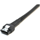 A small tile product image of GamerChief SATA 45cm Sleeved Cable Latched (Black)