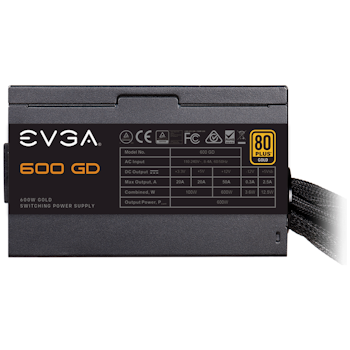 Product image of eVGA GD Series 600W 80PLUS Gold Power Supply - Click for product page of eVGA GD Series 600W 80PLUS Gold Power Supply