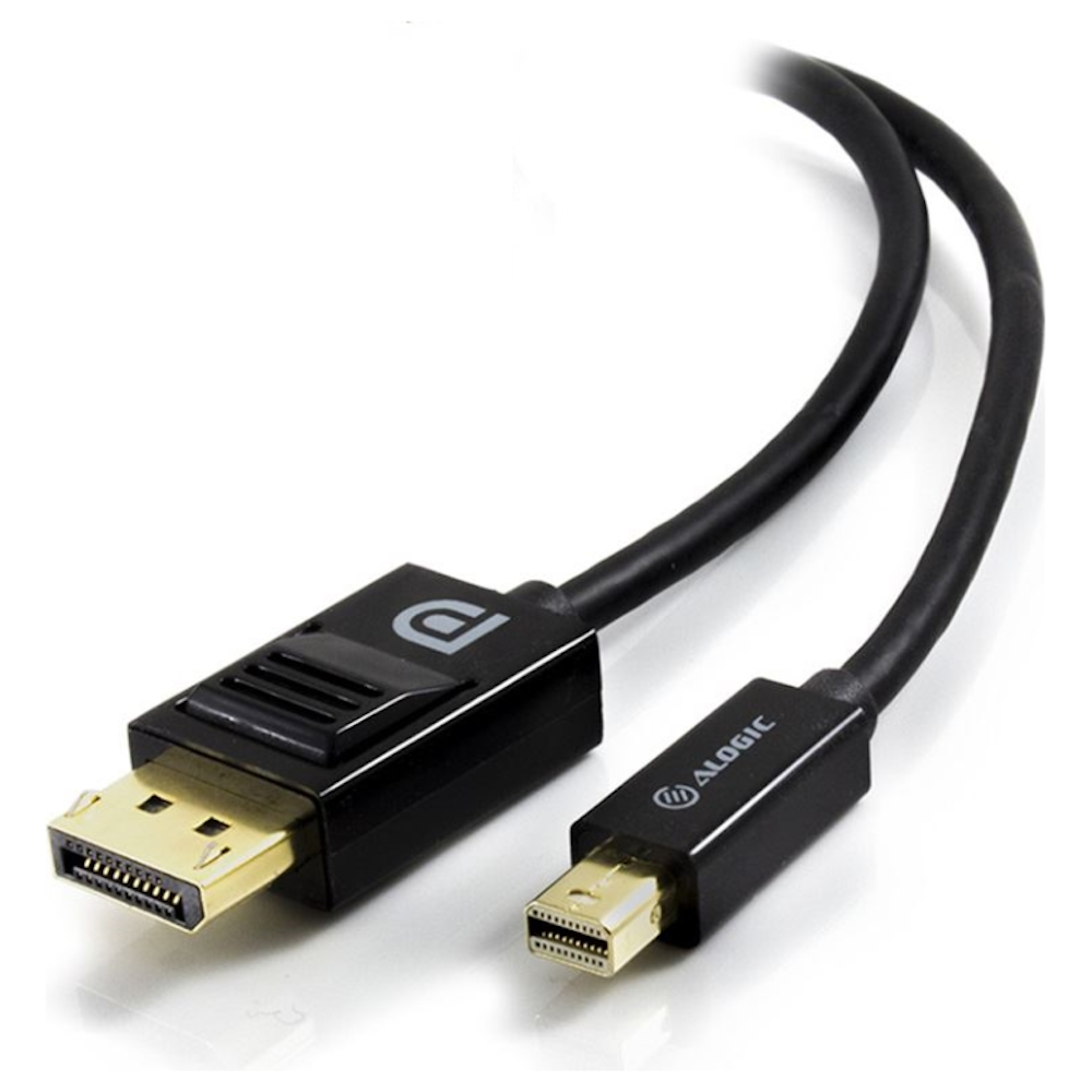 A large main feature product image of ALOGIC Mini DisplayPort to DisplayPort V1.2 3m Cable