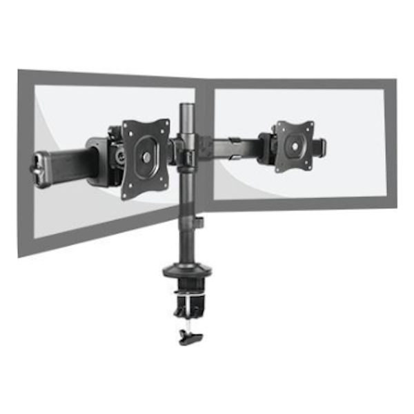 Brateck LDT06 Outstanding Series Dual Monitor Table Stand with Arms