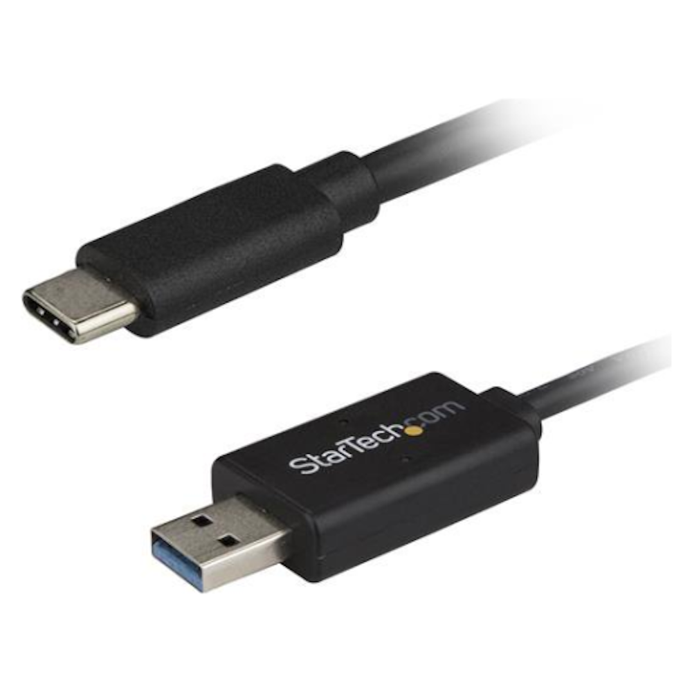 StarTech.com USB C to USB Data Transfer Cable for Mac and Windows - 2m  (6ft) - USBC3LINK - USB Cables 