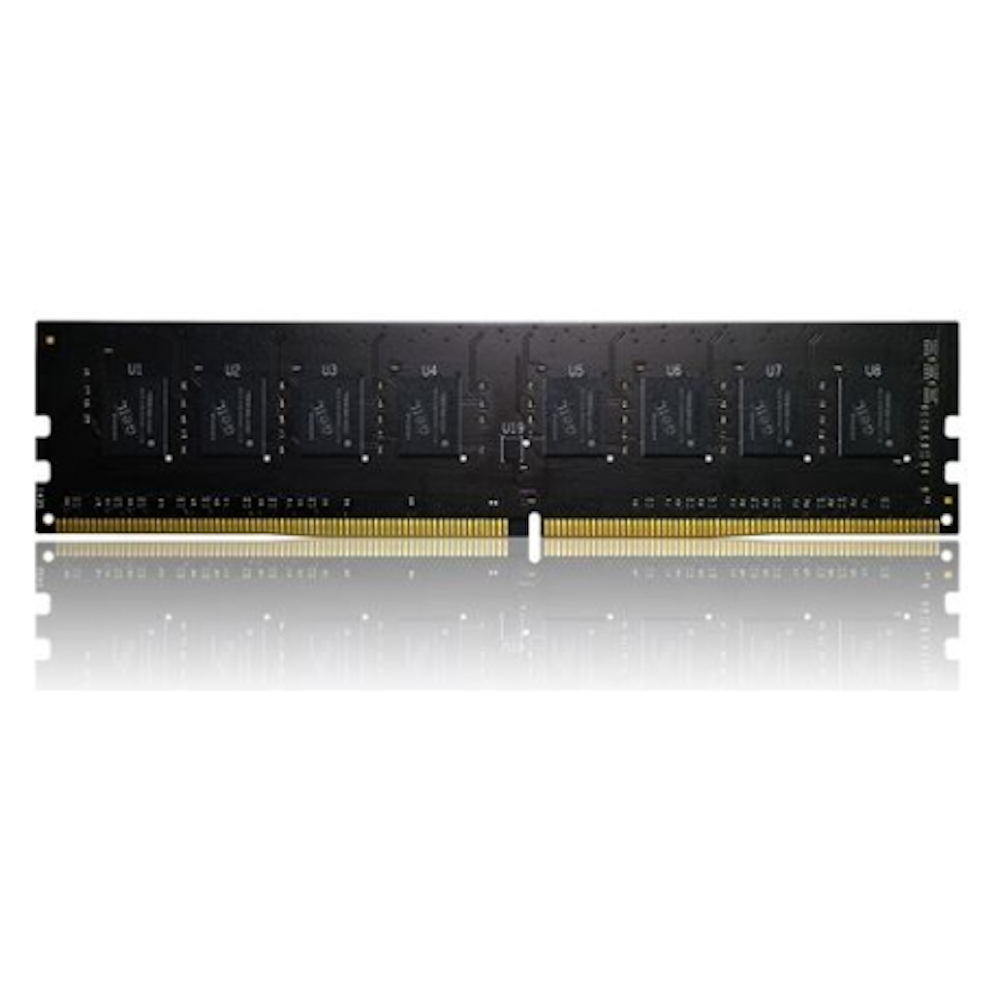 A large main feature product image of GeIL 16GB Single (1x16GB) DDR4 Pristine C19 2666MHz - Black