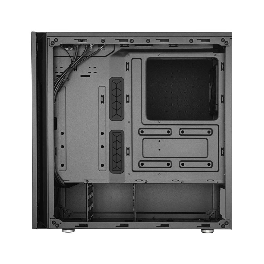 A large main feature product image of Cooler Master Silencio S600 Steel Mid Tower Case - Black