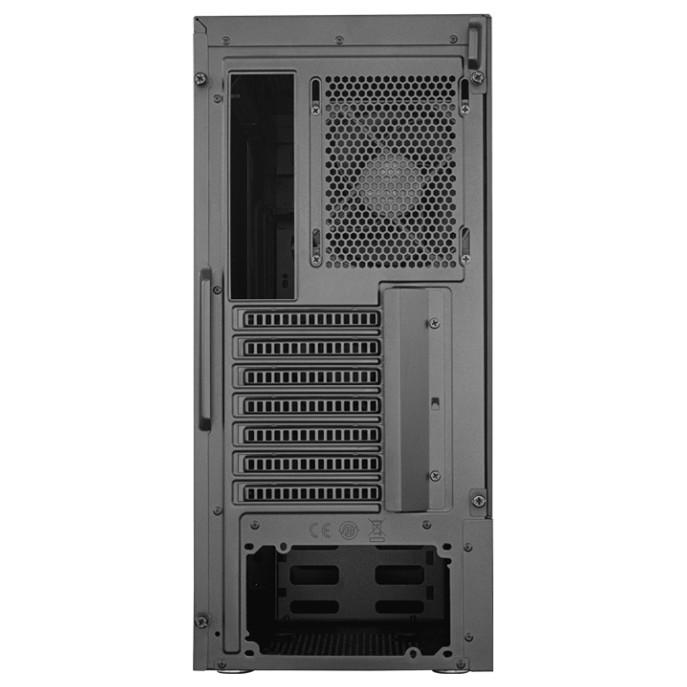 A large main feature product image of Cooler Master Silencio S600 TG Mid Tower Case (Black)