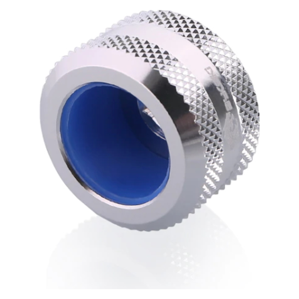 A large main feature product image of Bykski G1/4 16mm Hard Tube Compression Fitting - Silver