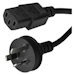 A product image of Startech 1m 3 ft Power Supply Cord - AS/NZS 3112 to C13