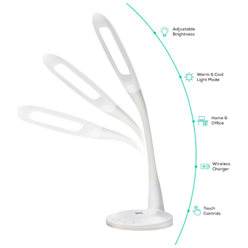 Product image of mBeat ACTIVIVA LED Desk Lamp With Wireless Charging Base - Click for product page of mBeat ACTIVIVA LED Desk Lamp With Wireless Charging Base