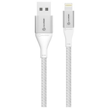 Product image of ALOGIC Super Ultra USB-A to Lightning Cable – 1.5m - Silver - Click for product page of ALOGIC Super Ultra USB-A to Lightning Cable – 1.5m - Silver