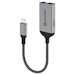 A product image of ALOGIC Ultra Combo USB Type-C to 3.5mm Audio & USB Type-C Charging Adapter – 10cm