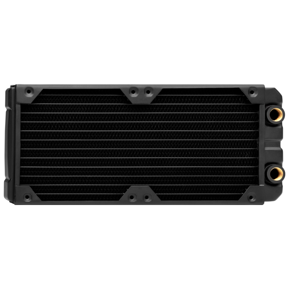 A large main feature product image of Corsair Hydro X Series XR5 240 x 30mm Water Cooling Radiator
