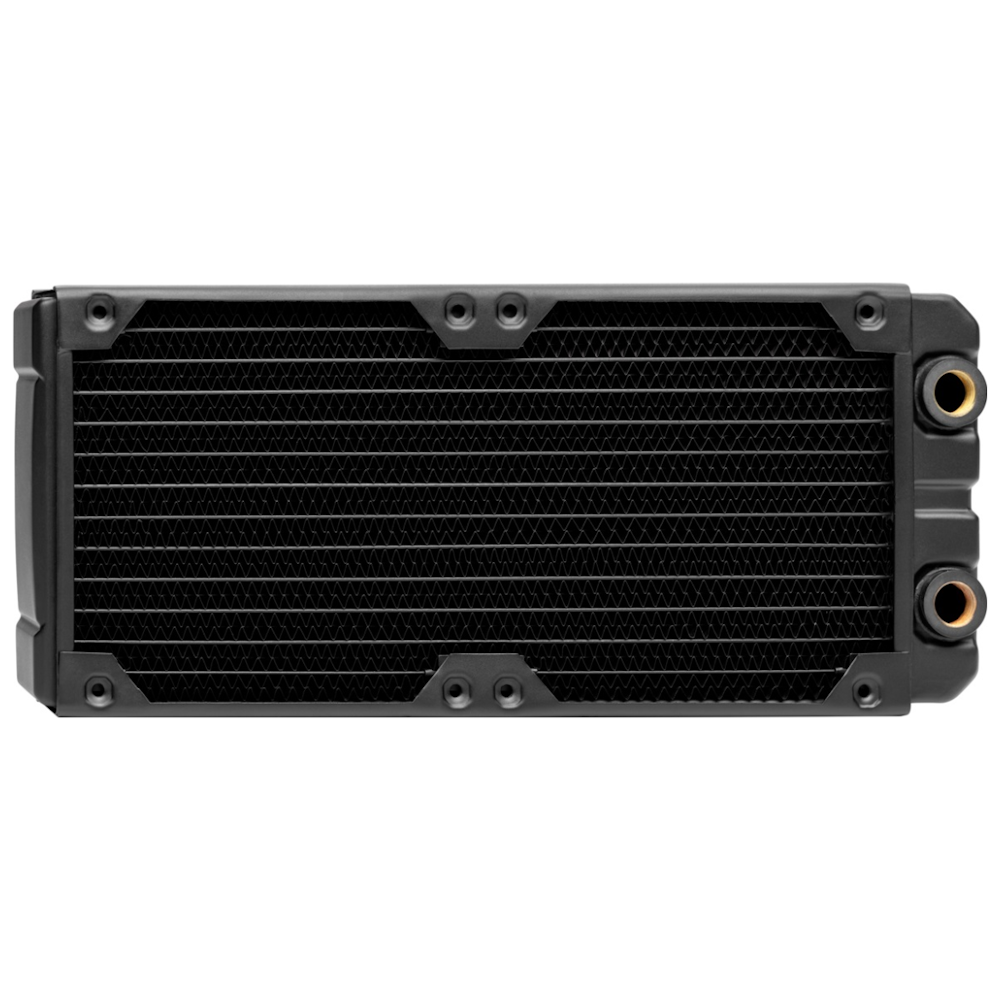 A large main feature product image of Corsair Hydro X Series XR7 240mm Water Cooling Radiator