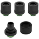 A small tile product image of Corsair Hydro X Series XF Compression 10/13mm (3/8” / 1/2”) ID/OD Fitting Four Pack — Black